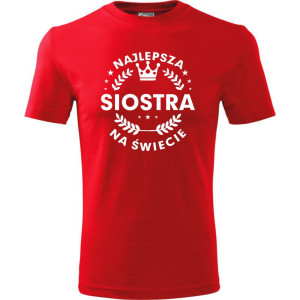 Dziecięca koszulka - Najlepsza siostra na świecie