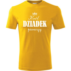 Męska koszulka - Król dziadek pierwszy