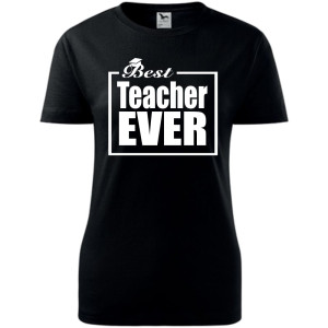 Damska koszulka - best teacher ever