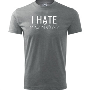 Męska koszulka - I hate moday