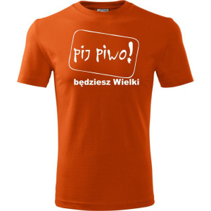 Męska koszulka - Pij piwo będziesz