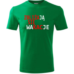 Męska koszulka Turystyczna - Zbliżają się wakacje