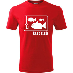 Męska koszulka dla Wędkarza - Fast fish