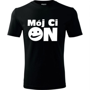 Męska koszulka - Mój ci on t-shirt dla niego na prezent promocja cena