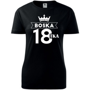 Wyjątkowa Damska koszulka -boska 18