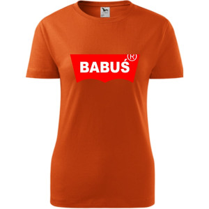 Damska koszulka - Babuś dla babci prezent XS-XXL