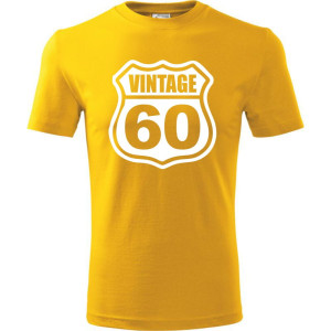 Męska koszulka - vintage 60
