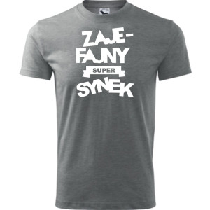 Męska koszulka - Zajefajny synek