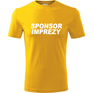 Męska koszulka - Sponsor imprezy