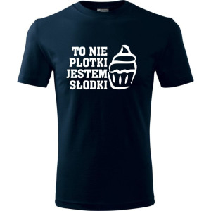Męska koszulka - To nie plotki jestem słodki