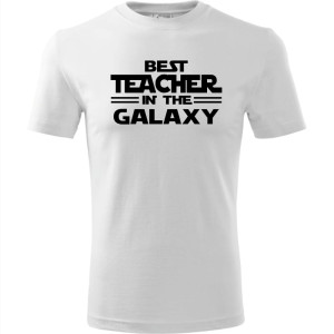 Męska koszulka - Best teacher ever in the galaxy
