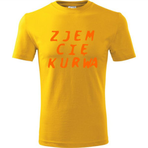 Męska koszulka - Zjem Cię kurwa