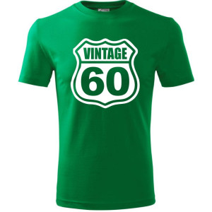 Męska koszulka - vintage 60