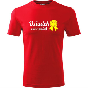 Męska koszulka - Dziadek na medal