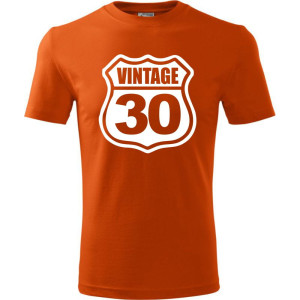 Męska koszulka - vintage 30