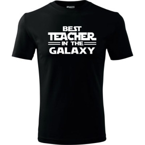 Męska koszulka - Best teacher ever in the galaxy