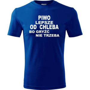 Męska koszulka - Piwo lepsze od chleba