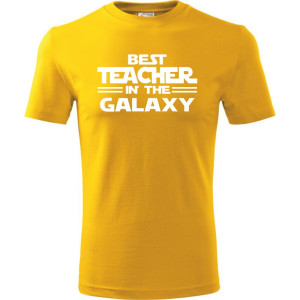 Męska koszulka - Best teacher ever in the galaxy
