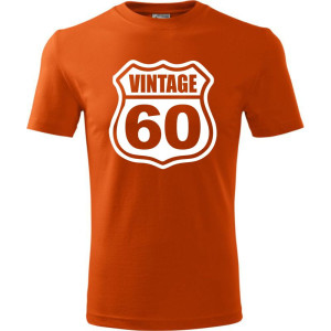 Męska koszulka - vintage 60