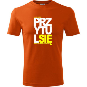 męska koszulka - no chodź przytul się przecież wiem że chcesz
