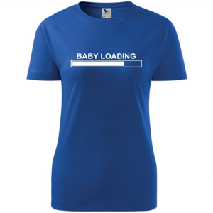 Damska koszulka taliowana - Baby loading