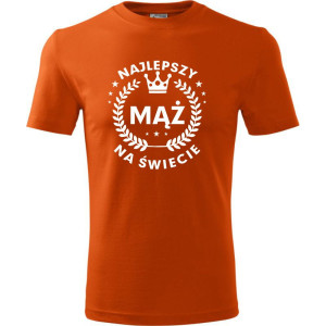 Męska koszulka - Najlepszy mąż na świecie 05. Prezent dla męża na każdą okazję od S-4XL