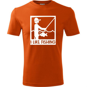 Męska koszulka - I like fishing