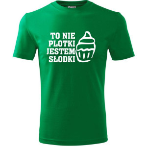 Męska koszulka - To nie plotki jestem słodki