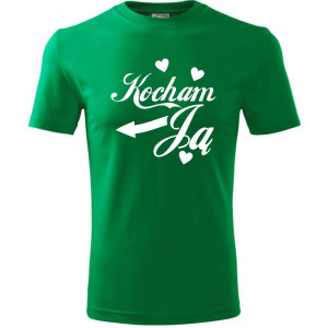 męska koszulka - kocham ją