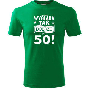 Męska koszulka - mało kto wygląda tak dobrze po 50