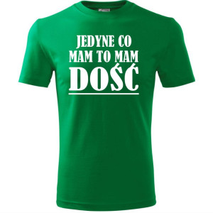 Męska koszulka - jedyne co mam