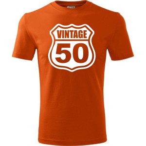 Męska koszulka - vintage 50
