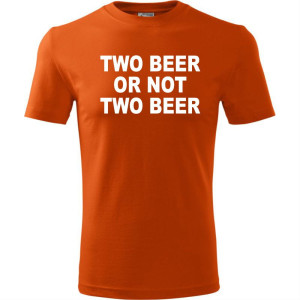 Męska koszulka - Two beer or not two beer