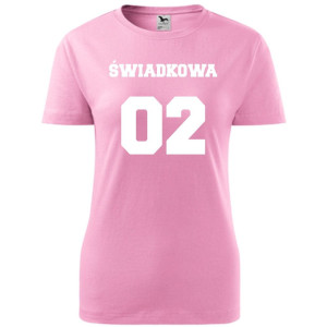 Damska koszulka taliowana - Team młodej Świadkowa
