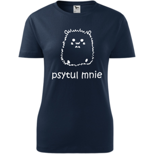 Damska koszulka taliowana - Psytul mnie