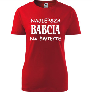 Damska koszulka - Najlepsza babcia na świecie