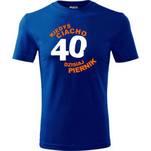Męska koszulka - kiedyś ciacho, dzisiaj piernik 40