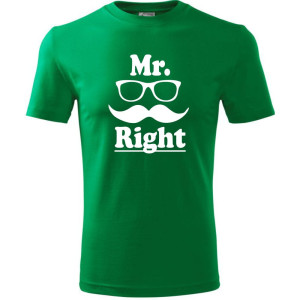 męska koszulka - mr right