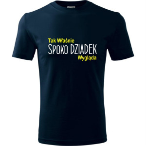 Męska koszulka - Spoko dziadek