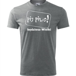 Męska koszulka - Pij piwo będziesz