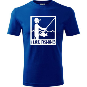 Męska koszulka - I like fishing