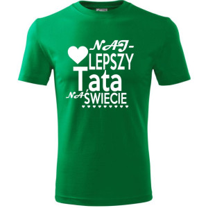Męska koszulka - Najlepszy tata na świecie 07 - wyjątkowa koszulka t-shirt oryginalny