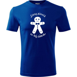 Męska koszulka - Stary piernik to też ciacho t-shirt prezent dla niego
