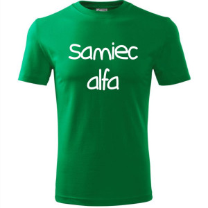 Męska koszulka - Samiec Alfa