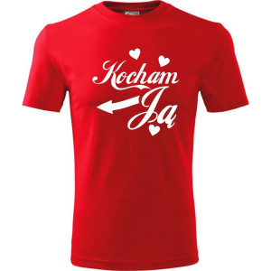 męska koszulka - kocham ją