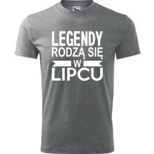 Męska koszulka - Legendy rodzą się w lipcu