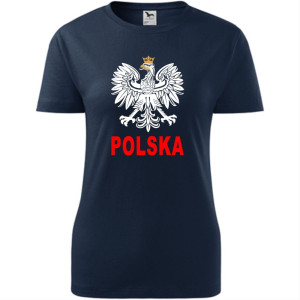 Damska koszulka taliowana - Polska 03