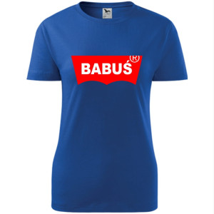 Damska koszulka - Babuś dla babci prezent XS-XXL