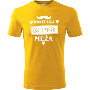 Męska koszulka - Koszulka super męża