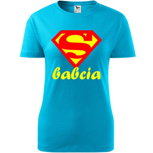 Damska koszulka - Super babcia.